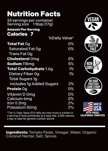 No Sugar Added – Original Recipe Ketchup