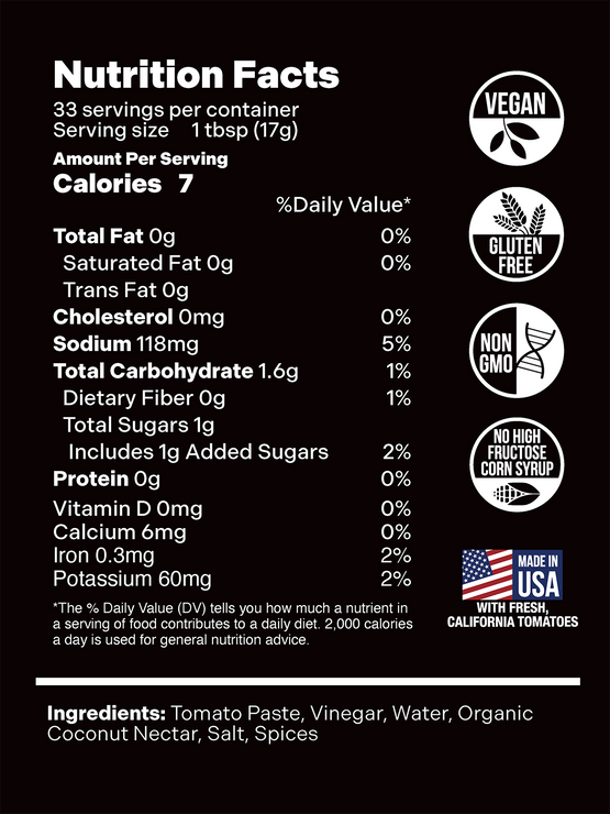 Nutrition Facts and Ingredients