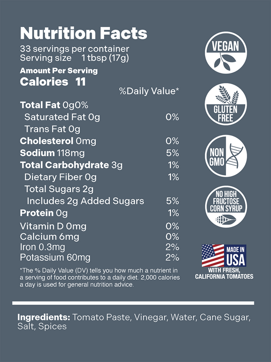 Nutrition Facts and Ingredients