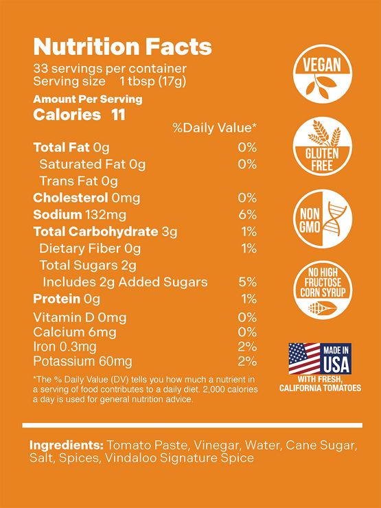 Nutrition Facts and Ingredients